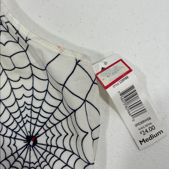 Vintage 2000s Tommy Hilfiger Intimates Halloween spider tank top medium nwt new - Picture 6 of 6